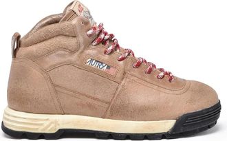 Autry Beige Suede Malga Boots