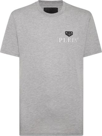 Philipp Plein T-shirt Ronde Hals SS - Heren - T-shirts - Grijs - M - Katoen - Tops