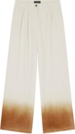 Alanui Dames, Broeken, Beige, Maat: W26 Katoen