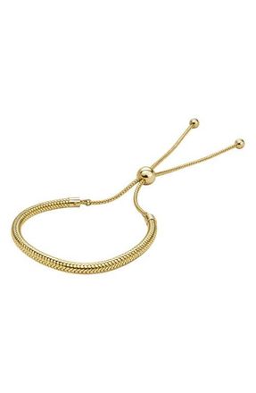 Argento Vivo Serpentine Chain Slider Bracelet in Gold at Nordstrom