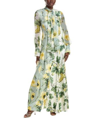 Oscar De La Renta Oscar De La Renta Silk Caftan