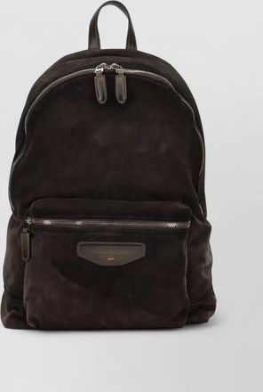 Santoni suede backpack