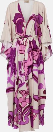 Adriana Degreas Printed beach cover-up