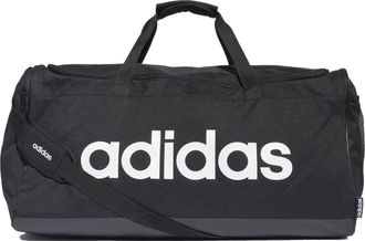 adidas Linear Logo Duffel Bag Large Black White FM2400