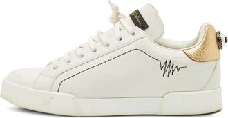 Dolce & Gabbana Sneakers Portofino in pelle - Bianco