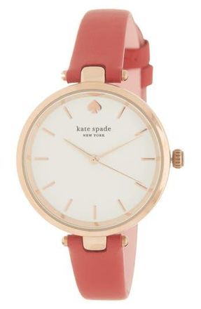Kate Spade New York holland watch and earring set, 34mm in Rose Gold at Nordstrom Rack