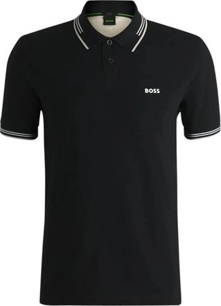 HUGO BOSS Katoen Elastaan Mix Stijlvolle Leggings - Heren - Polos - Zwart - L - Katoen - Tops
