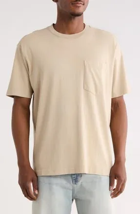 Abound Acid Wash Pocket T-Shirt in Tan Nantucket at Nordstrom Rack, Size Xx-Large