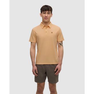tentree Astir Polo in Orange Sherbet Heather at Nordstrom, Size Xx-Large