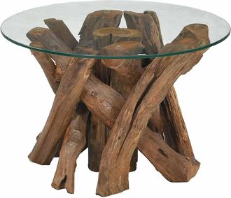 vidaXL Mesa De Centro De Madera Maciza De Teca 60 Cm Vidaxl