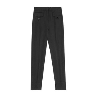 Ganni Donna, Pantaloni, Nero, M, new