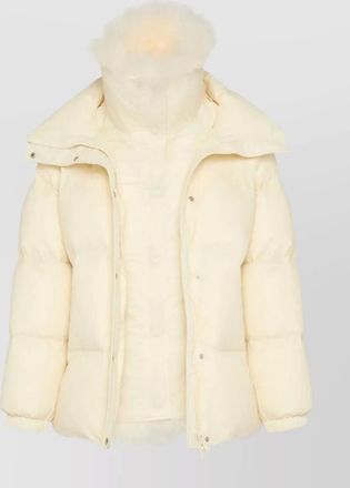 Yves Salomon army collection mid length down jacket