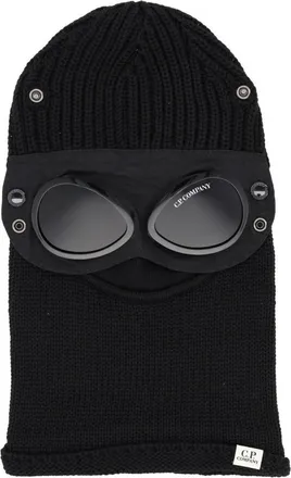 C.P. Company Knitted Wool Balaclava with Integrated Goggle-Like Lens Panel