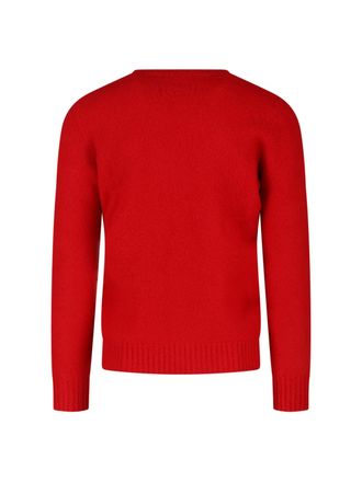 Drumohr Mens Sweaters Red Lambswool