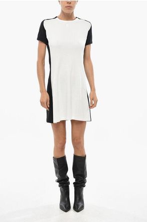 Courrèges Two-Tone A-Line Mini Dress size M