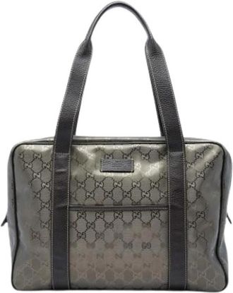 Gucci Pre-owned Business Tote - Dames - Vintage Shopper - Bruin - ONE Size - Vintage