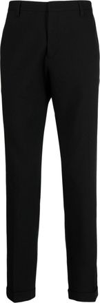 Paul Smith mid-rise straight-leg trousers - men - Wool - 30 - Black