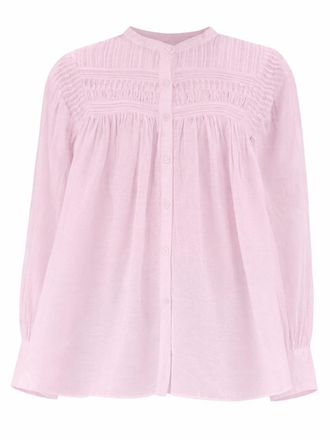 Isabel Marant Plalia Smocking Details Loose Blouse