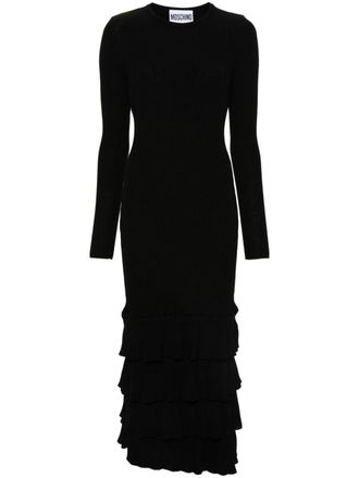 Moschino ruffled dress - Black