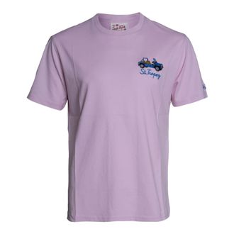 MC2 Saint Barth T-Shirts, male, Pink, Size: 2XL Portofino T-shirt
