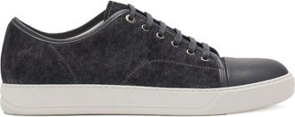 Lanvin Low-Top Sneakers With Textured Fabric