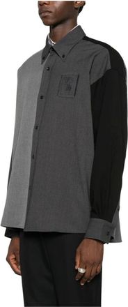 Federico Cina Hombre, Camisas, Gris, Talla: L