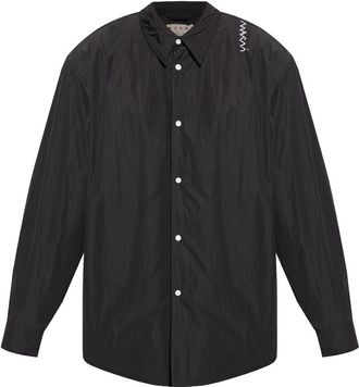 Marni Camicia con ricamo - Nero