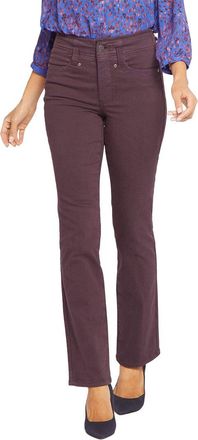 NYDJ Petite Marilyn Eggplant Straight Leg Jean