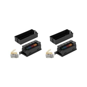 OEM Adecuado Para Cajas De Fusibles Y Rel&eacute;s De 11 Canales De 12 V Para Autom&oacute;viles, Con Rel&eacute;s Y Fusibles De 5 Pines, Apto Para Coches, Sedanes, Barcos, Ca