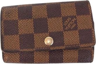 Louis Vuitton Pre-owned Damier Sleuteletui - Dames - Vintage Accessoires - Bruin - ONE Size - Vintage