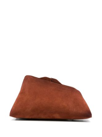 The Attico 8.30PM clutch bag - Brown