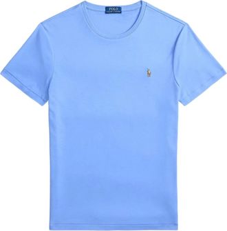 Polo Ralph Lauren T-shirt ricamata a maniche corte - Blu