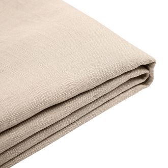 Beliani Beliani - Funda Reemplazable En Tela Beige Para Cama 180 X 200 Cm Desmontable Lavable Fitou