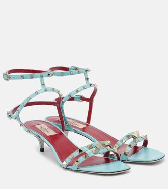 Valentino Garavani Sandalias Rockstud de piel