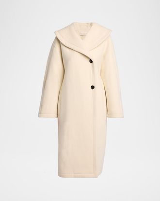 The Row Regino Double-Breasted Oversized Wool Coat