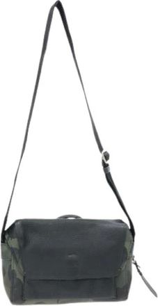 Coach Pre-owned Cross Body Bags, male, Black, Size: ONE SIZE Pre-owned Leather shoulder-bags
