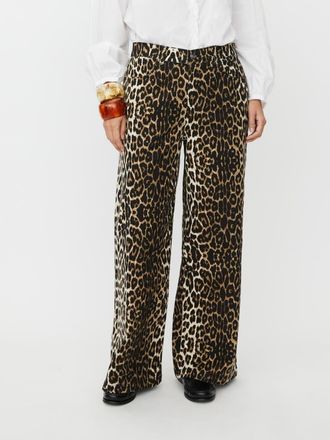 Masai MaPassang Leopard Print Jeans in Otter at Nordstrom, Size X-Large