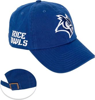 Desert Cactus Rice University Baseball Hat Owls Brimmed Embroirderd Hats Cap Adjustable Cloth Strap Adult (Style F) Blue, Blue, One size