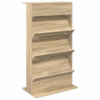 vidaXL Estante De Revistas Con Estante Roble Sonoma 70 X 41 X 126 Cm Vidaxl