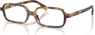 Miu Miu MU 01Yv 14L1O1 Eyeglasses - Dames - Brillen - Bruin - 53 MM - Accessoires