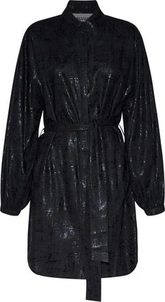 Silvian Heach Chemisier Jurk - Dames - Shirt Kleedjes - Zwart - S - Kleedjes