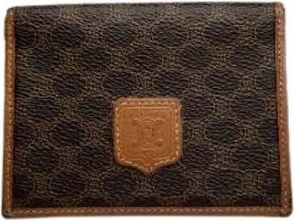 Celine Pre-owned Wallets, female, Brown, Size: ONE SIZE Pre-owned Vintage Cardholder