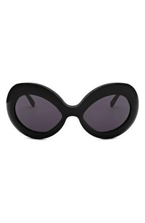 Marni 58mm Round Sunglasses in Black /Grey at Nordstrom Rack
