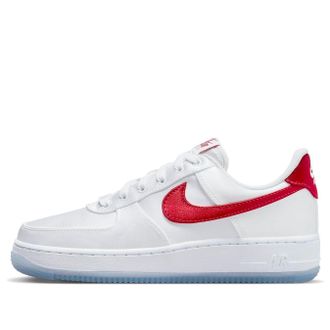 Nike (WMNS) Nike Air Force 1 Low 07 Satin White Varsity Red DX6541-100