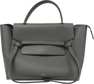 Celine Pre-owned Handbags, female, Gray, Size: ONE SIZE Pre-owned Leather celine-bags