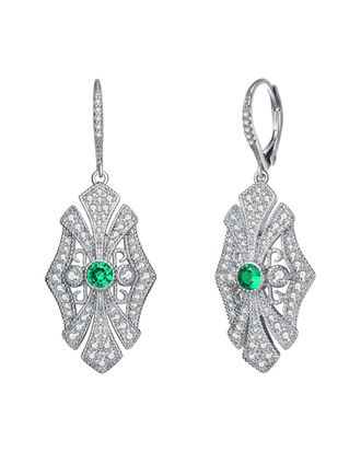 Genevive Silver Earrings