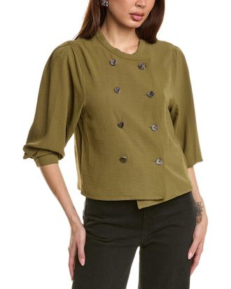 Vince Camuto Double Breasted Top