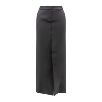 Actualee Gonna a tubino in raso - - Skirts - Donna - Nero - L