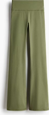 H&M Ausgestellte Yogaleggings mit SoftMove - Green