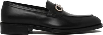 Ferragamo Leren Loafers - Heren - Loafers - Zwart - 40 EU - Leer - Schoenen